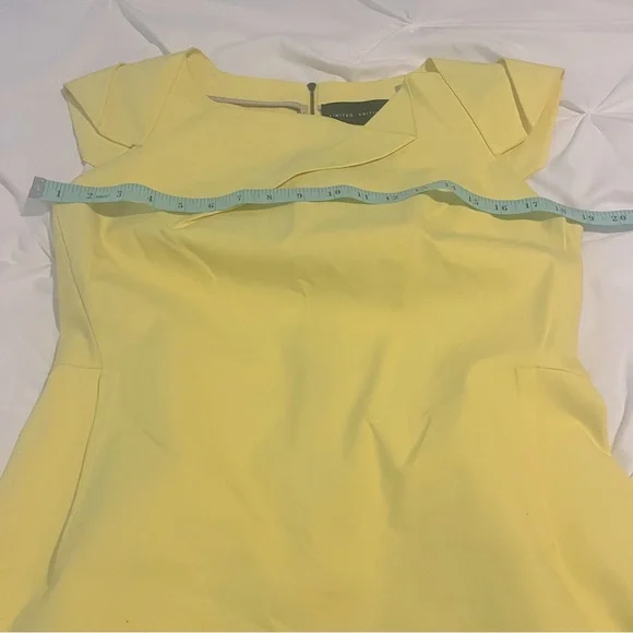 Roland Mouret Yellow Dress 12 - Picture 6 of 6